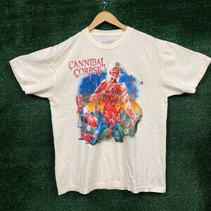 Cannibal Corpse North American Tour Death Metal Band Tie-Dye T-Shirt Size Large